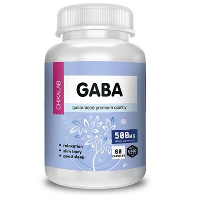Гамма-аминомасляная кислота ГАБА GABA Chikalab 60 капс.