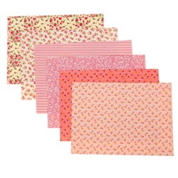 Набор самоклеящихся тканей «Оттенки персикового», 21 × 29.5 см