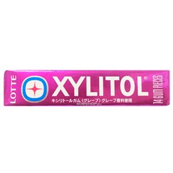 Жевательная резинка со вкусом винограда Xylitol Lotte, Япония, 21 г