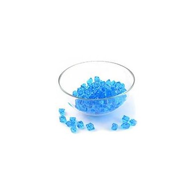 Украшения для вазы "Кристалл" синий, пластик 0,3кг 2х1,5см SH