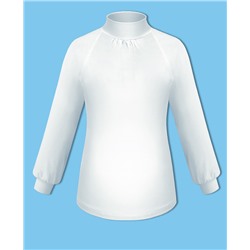 Белая школьная водолазка (блузка) для девочки 75817-ДШ19