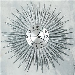 Часы настенные, серия: Ажур, "Валлита", плавный ход, d=22 см, 70 х 70 см