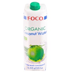 Органическая кокосовая вода Foco, Вьетнам, 1 л Акция