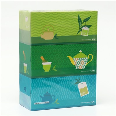 Салфетки для лица Bellagio Green Tea с экстрактом зеленого чая, 210 шт
