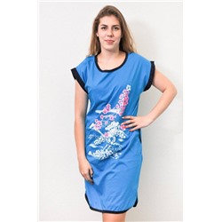 Платье женское домашнее с рисунком  арт. 497391