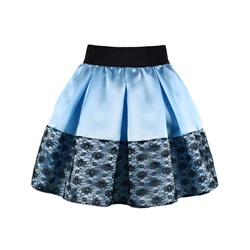 Голубая юбка для девочки 83134-ДН18