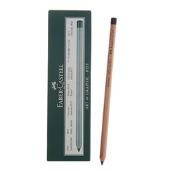 Пастель сухая художественная в карандаше Faber-Castell PITT® 199 4.3 мм черный 112299