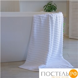 Набор махровых полотенец 50х90 см-2шт Eleganta Wave 450 г/м2, 1001 белый