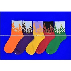 SUPER цветные носки С ПРИНТОМ универсальные 10 пар