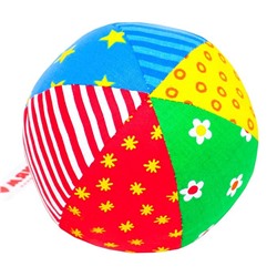 Развивающий мягкая погремушка «Мяч Радуга», цвета МИКС
