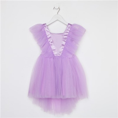 Платье нарядное детское KAFTAN, р. 28 (86-92 см), фиолетовый