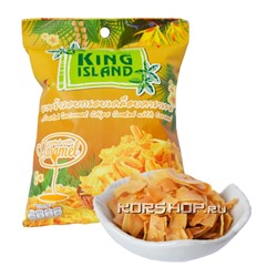 Кокосовые чипсы King Island с карамелью, Таиланд, 40 г Акция