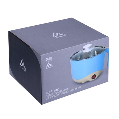 Чайник-кастрюля электрический Luazon LSK-1805, пластик, 1.7 л, 400 Вт