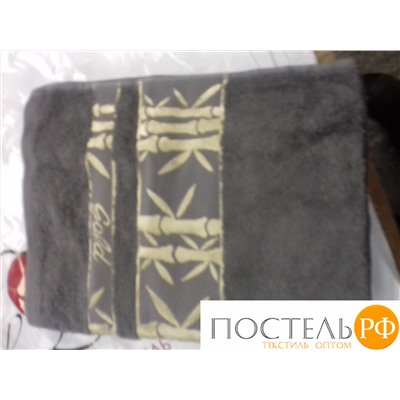 Полотенце махровое из Бамбука 5022 коричневый 450 гр/м2 50х80 см
