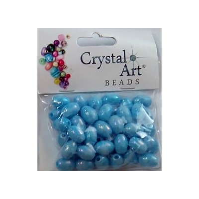 Crystal Art. Бусины прессованные 11036/C-305 9х12мм, OV Rainbow 50г 685268 МТ