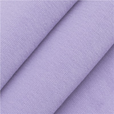 Ткань на отрез футер 3-х нитка компакт пенье начес цвет светло-лиловый