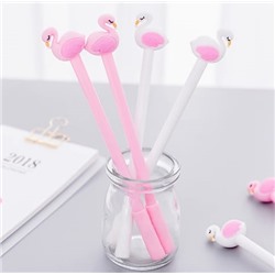 Ручка с декоративным элементом "Фламинго"