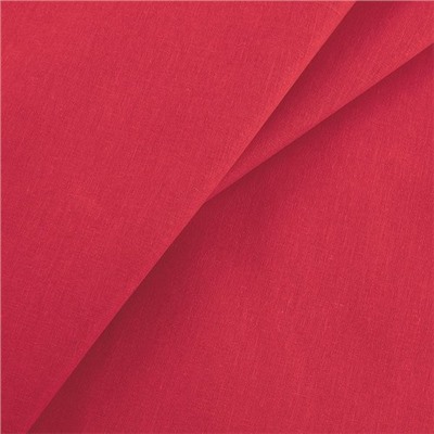 Ткань на отрез бязь гладкокрашеная ГОСТ 150 см цвет красный активное крашение