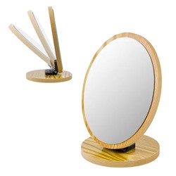 Зеркало на подставке с регулировкой по наклону овальное 20 см