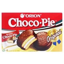 Шоколадные пирожные Чоко Пай (Choco Pie) Orion (4 шт.), 120 г Акция