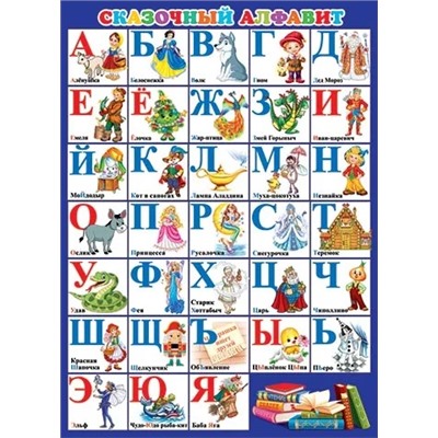 0-02-498 Сказочный алфавит А2 Плакат