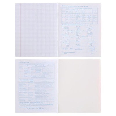 Тетрадь предметная «Пачки чипсов», 48 листов в клетку «Химия», обложка мелованный картон, УФ-лак