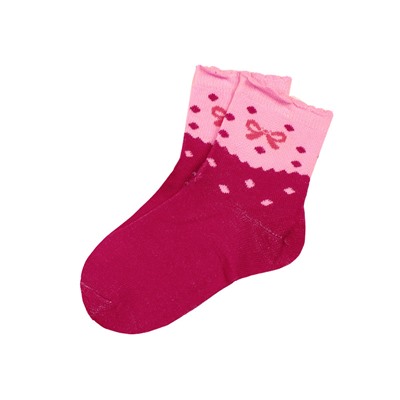 Розовые носки для девочки 30722-ПЧ18