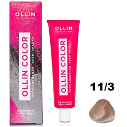 Перманентная крем-краска для волос  COLOR 11/3 Ollin 100 мл