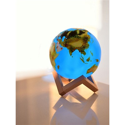 3D светильник Земля 16 см