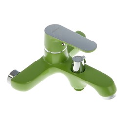 Смеситель для ванны Accoona A6366K, однорычажный, с шаровым переключателем, зеленый