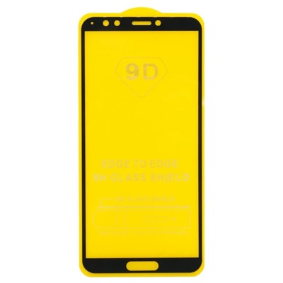 Защитное стекло Huawei Y7 2018 (черный) 9D тех.упаковка