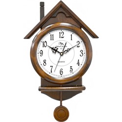 Настенные часы, серия: Маятник, "Нексис", 46.5 х 30 х 8 см