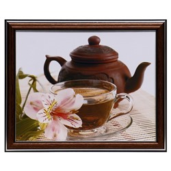 Картина "Чайный напиток" 20х25(23,5х28,5)см