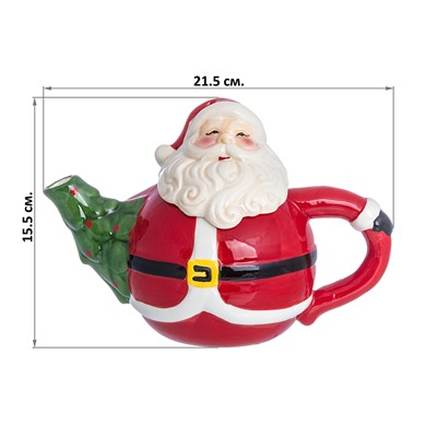 Чайник 750 мл 21,5*12*15,5 см "Дед Мороз"