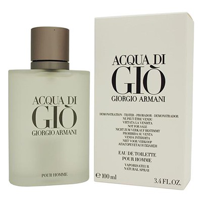 Tester Giorgio Armani Acqua Di Gio Pour Homme 100 ml