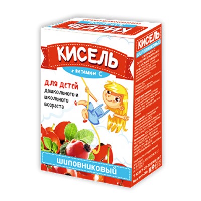 Кисель Шиповниковый с витамином С для детей дошкольного и школьного возраста 200 гр.