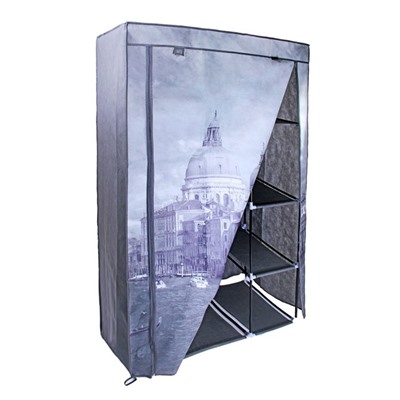 Шкаф для одежды «Венеция», 100×50×170 см, цвет синий