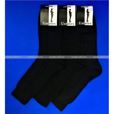 ЮстаТекс носки мужские 1с6 черные 10 пар