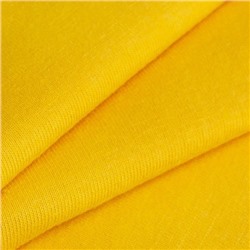 Ткань на отрез кулирка гладкокрашеная 2029 цвет желтый