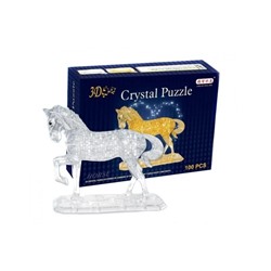 3D пазл crystal blocks лошадь