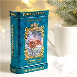 Чай черный Forest of Arden "Таежная сказка" листовой c кедровой шишкой ж/б 100 г