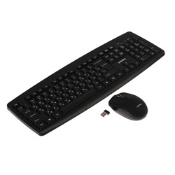 Комплект клавиатура и мышь Smartbuy ONE 212332AG, беспроводной, мембранный, 1600 dpi, черный