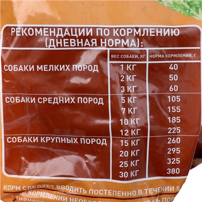 Сухой корм Chammy для собак крупных пород, мясное ассорти, 12 кг