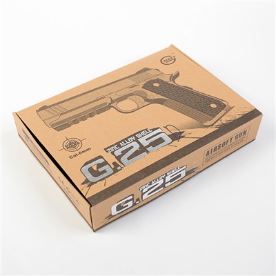 Пистолет пружинный Galaxy Colt 1911 PD G.25 клб 6 мм