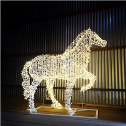 Светодиодная фигура «Лошадь», 150 × 150 × 75 см, 100 Вт, 220 В