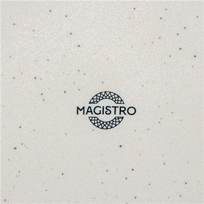 Миска Magistro Urban, 260 мл,12×4,3 см, цвет белый с чёрным