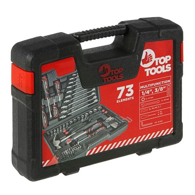 Набор инструментов Top Tools 38D500, 1/4", 3/8", 73 шт.