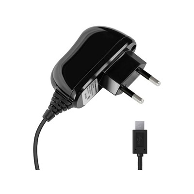 Зарядное устройство  Deppa (23141), micro USB, 2100 mA, черный
