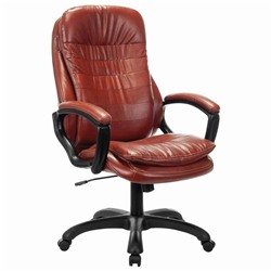 Кресло офисное BRABIX Trend EX-568, экокожа, коричневое