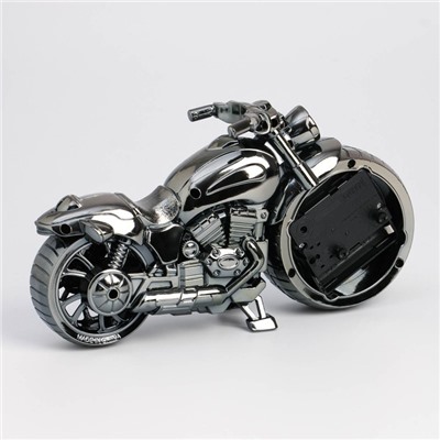 Будильник "Мотоцикл", дискретный ход, 22х12х3.5 см, микс